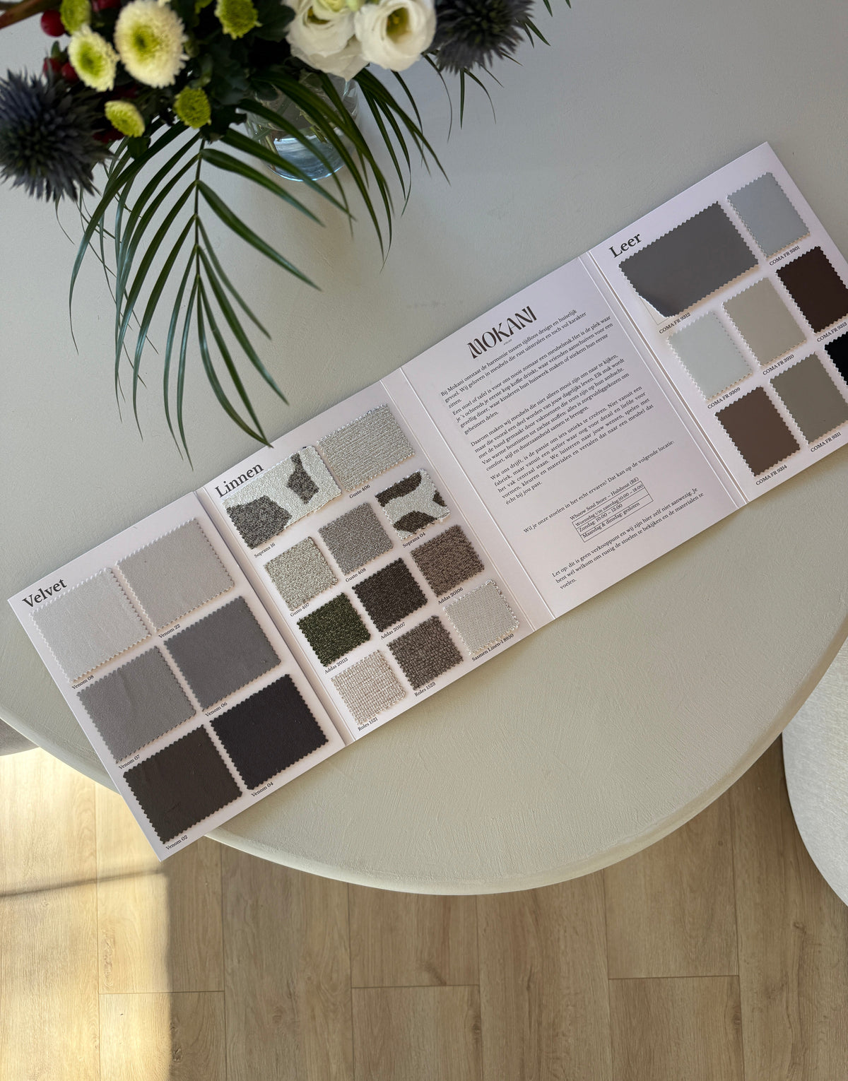Mokani Sample Book – Choose calmly at home